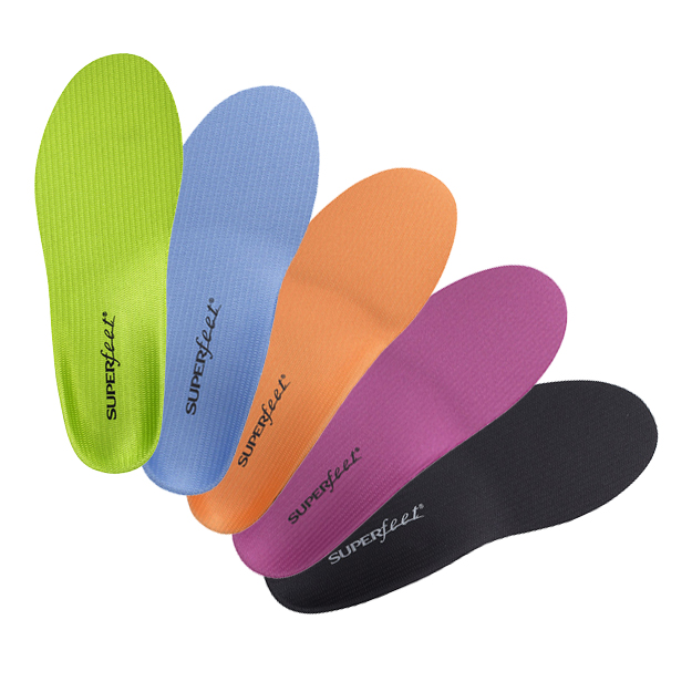 Women's 3/4 Insoles Arch Support Sizes B C D E GO New Superfeet Everday 